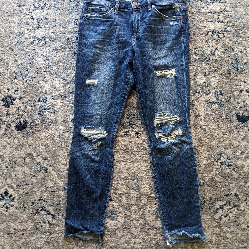 2000s mid-rise distressed Joe's Jeans